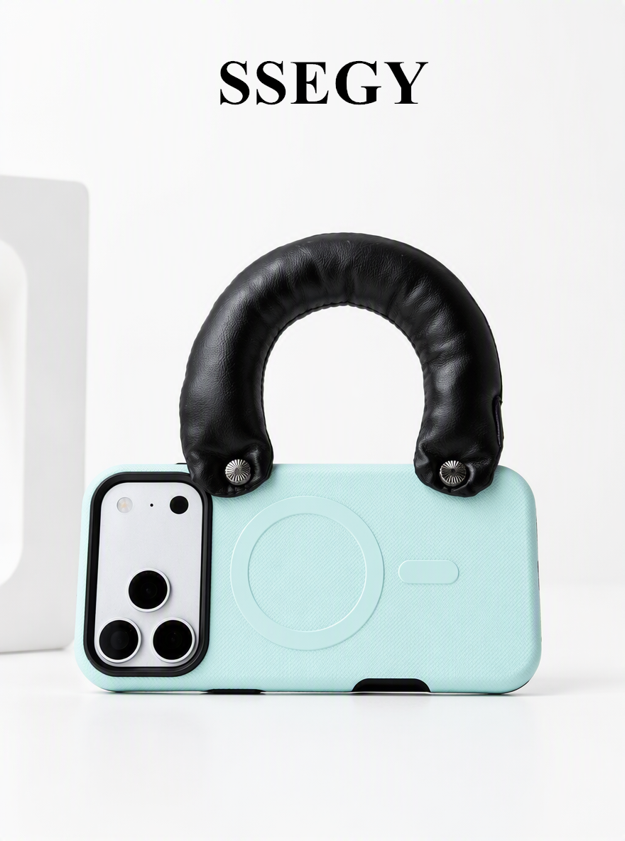 SSEGY Sky Blue Cloud Handle Phone Case