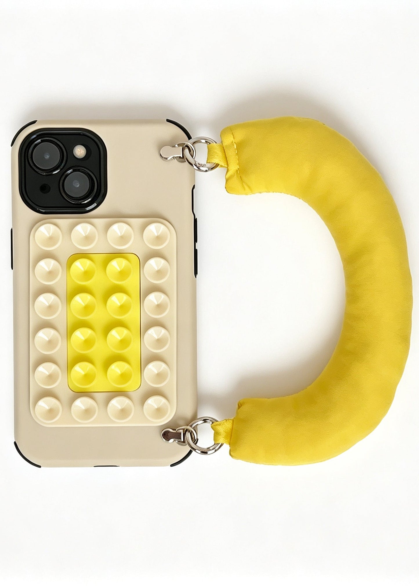 SSEGY Full-Coverage Drop-Proof Suction Cup Phone Case - Equipped with Ergonomic Decompression Cloud Handle