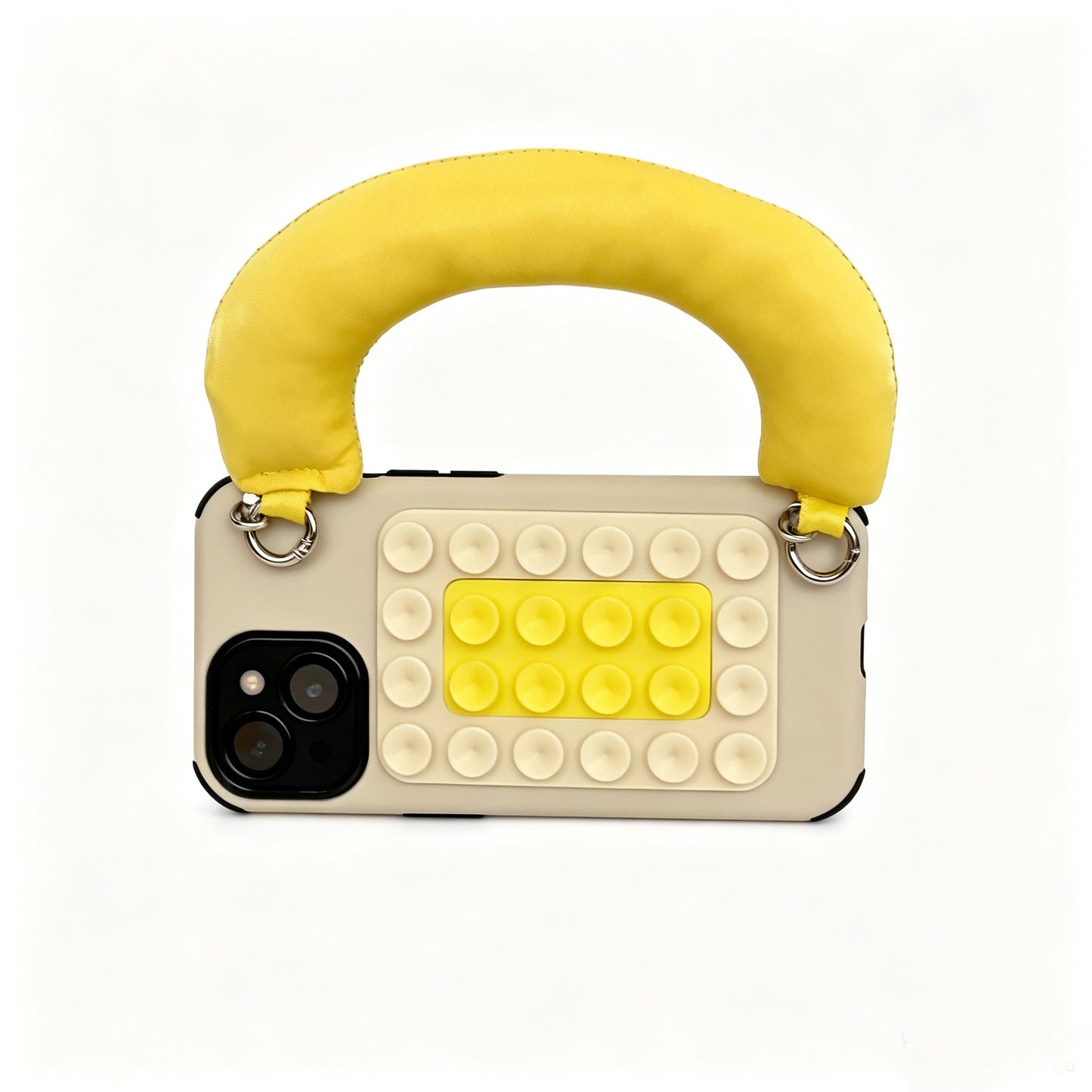 SSEGY Full-Coverage Drop-Proof Suction Cup Phone Case - Equipped with Ergonomic Decompression Cloud Handle