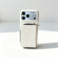 SSEGY™ Crossbody Zipper Wallet Phone Case Ivory