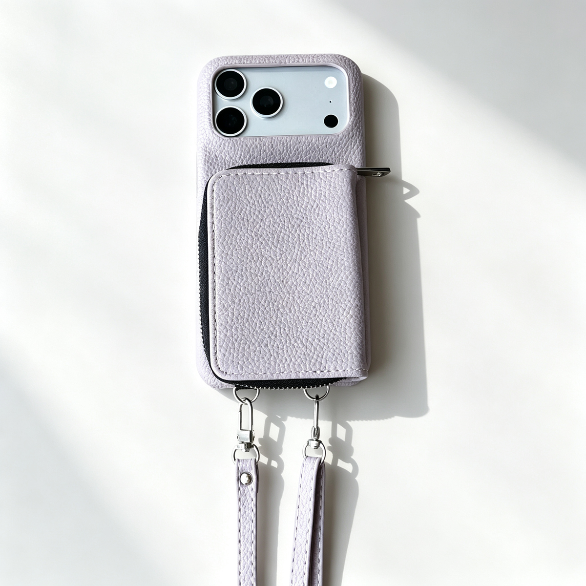 SSEGY™ Crossbody Zipper Wallet Phone Case Purple