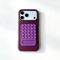 SSEGY™ Suction Mount & Kickstand Burgundy Phone Case