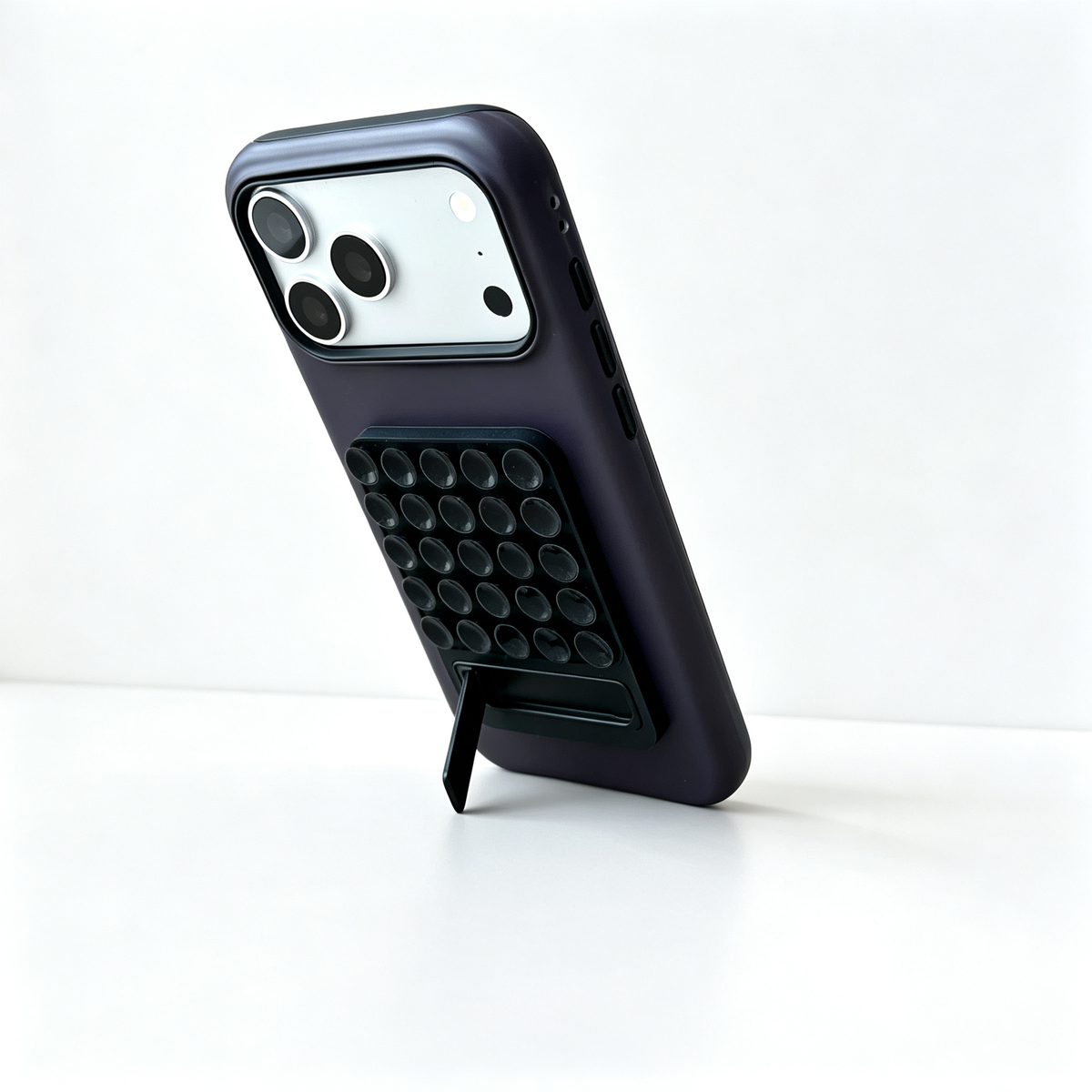 SSEGY™ Suction Mount & Kickstand Navy Blue Phone Case