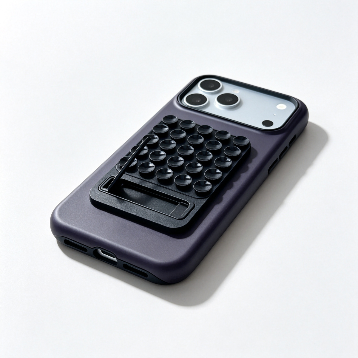 SSEGY™ Suction Mount & Kickstand Navy Blue Phone Case