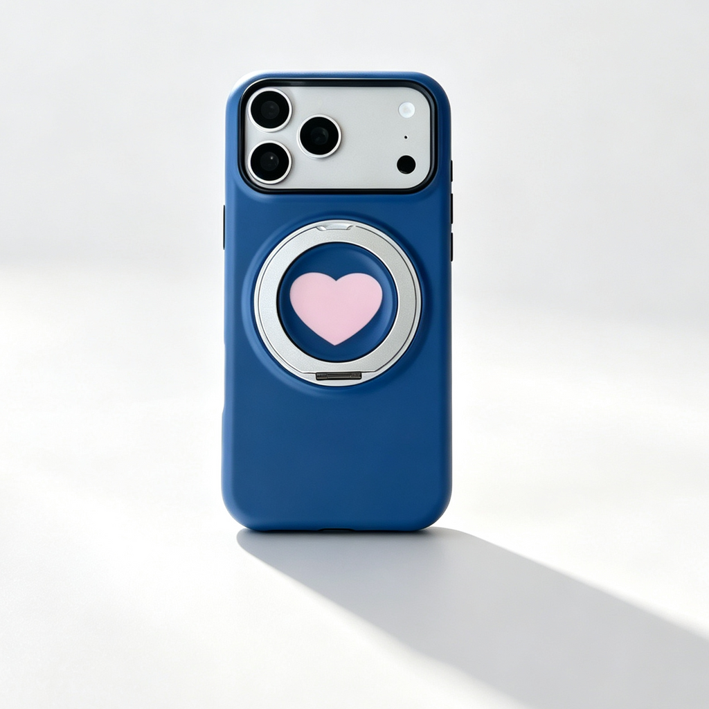 SSEGY™ Heart 360° Rotating Stand & Grip Phone Case