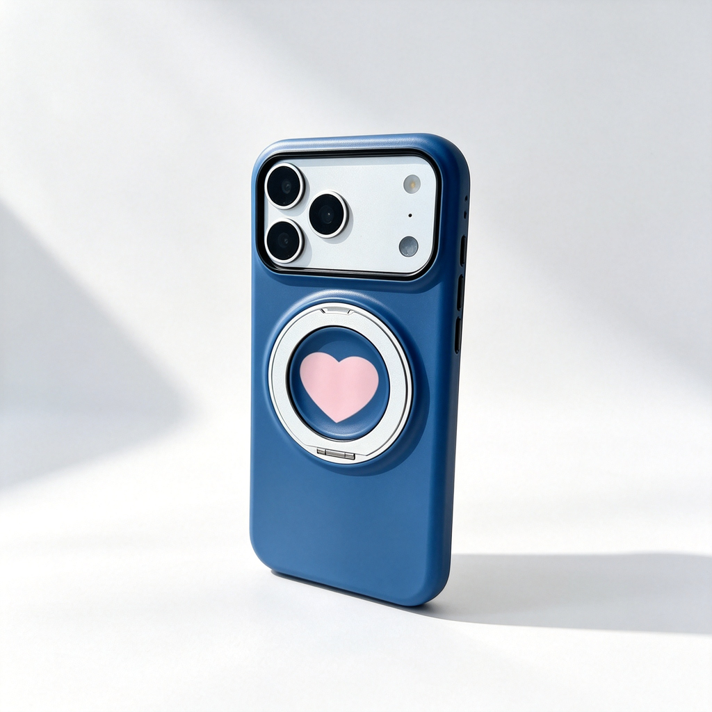 SSEGY™ Heart 360° Rotating Stand & Grip Phone Case