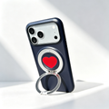 SSEGY™ Heart 360° Rotating Stand & Grip Phone Case black