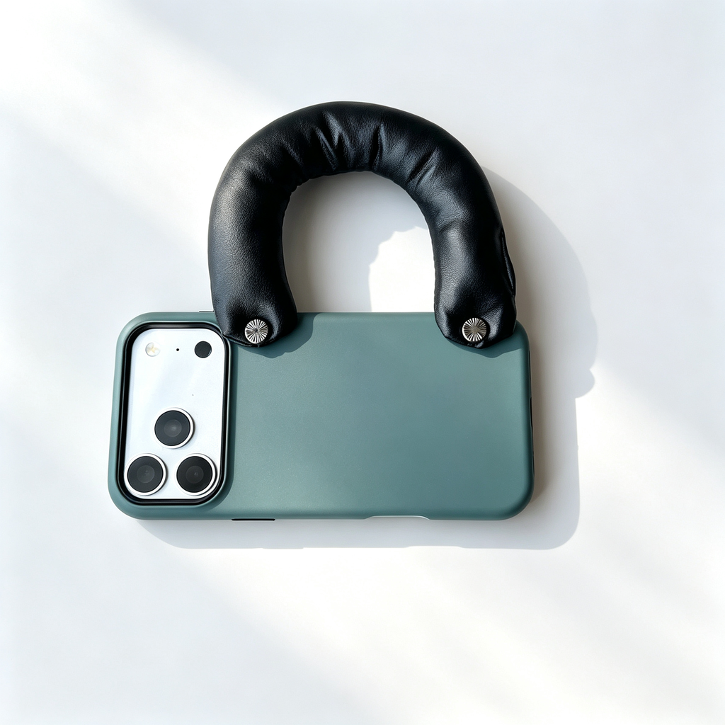 SSEGY™ Cloud Cushion Handle Sage Green Phone Case