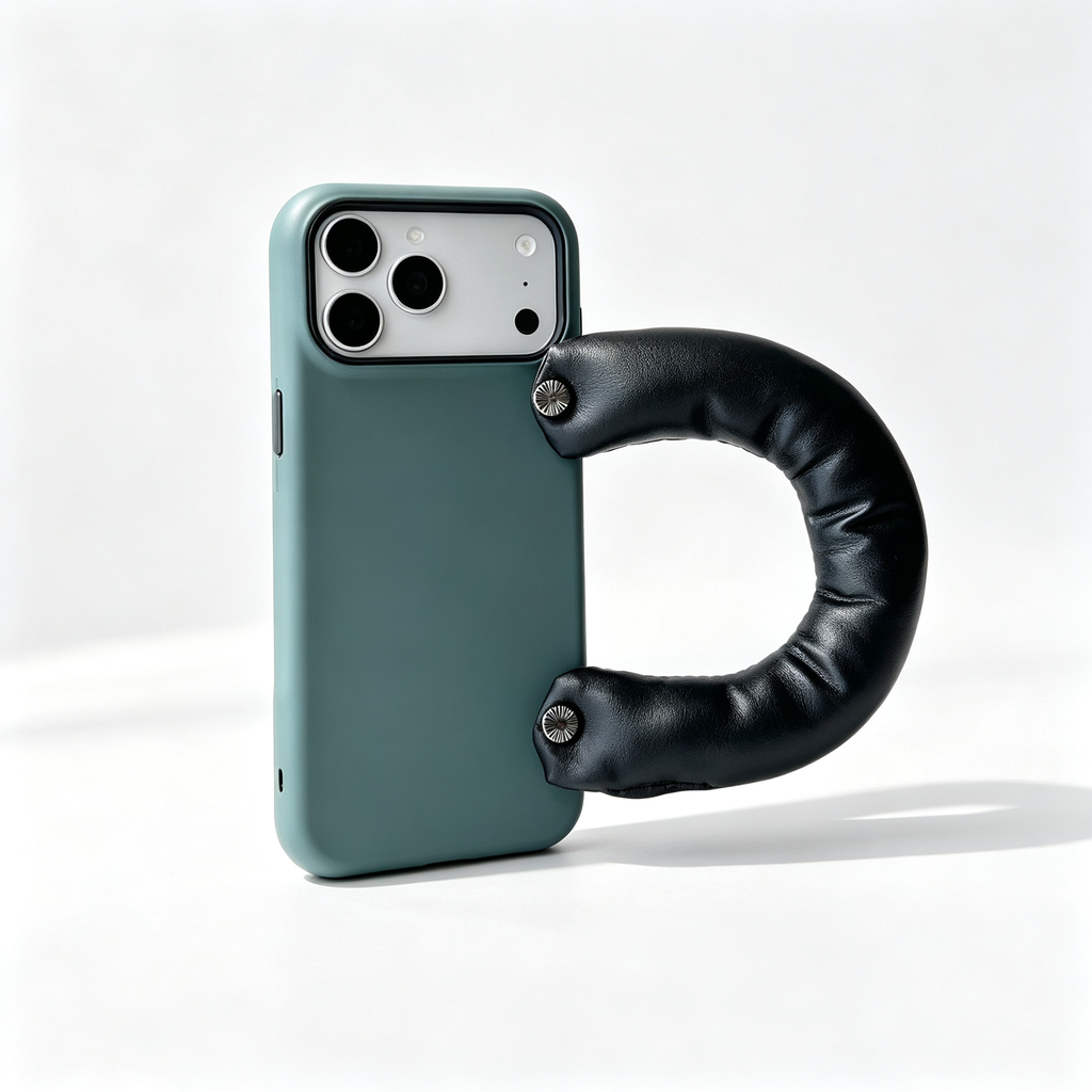 SSEGY™ Cloud Cushion Handle Sage Green Phone Case