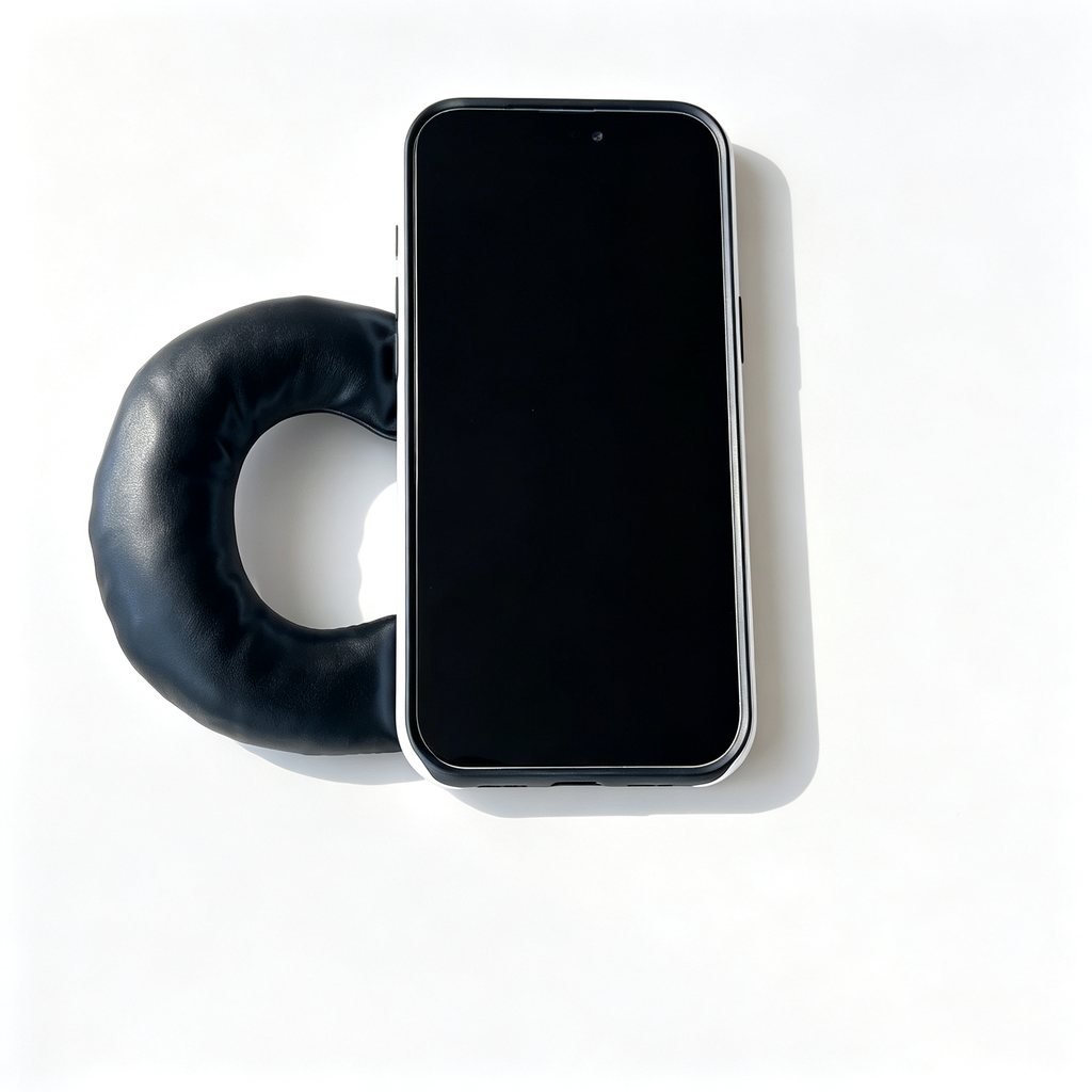 SSEGY™ Cloud Cushion Handle Phone Case White