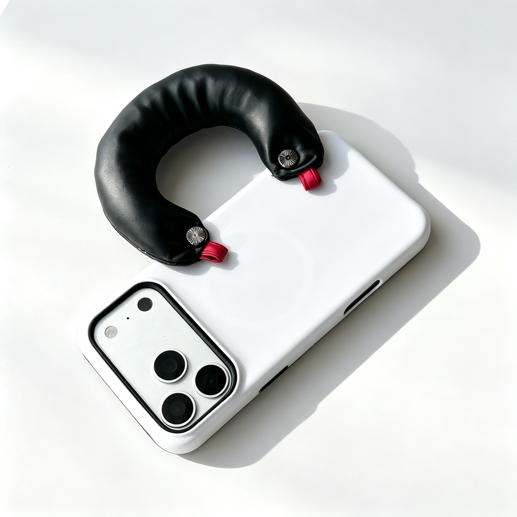 SSEGY™ Cloud Cushion Handle Phone Case White