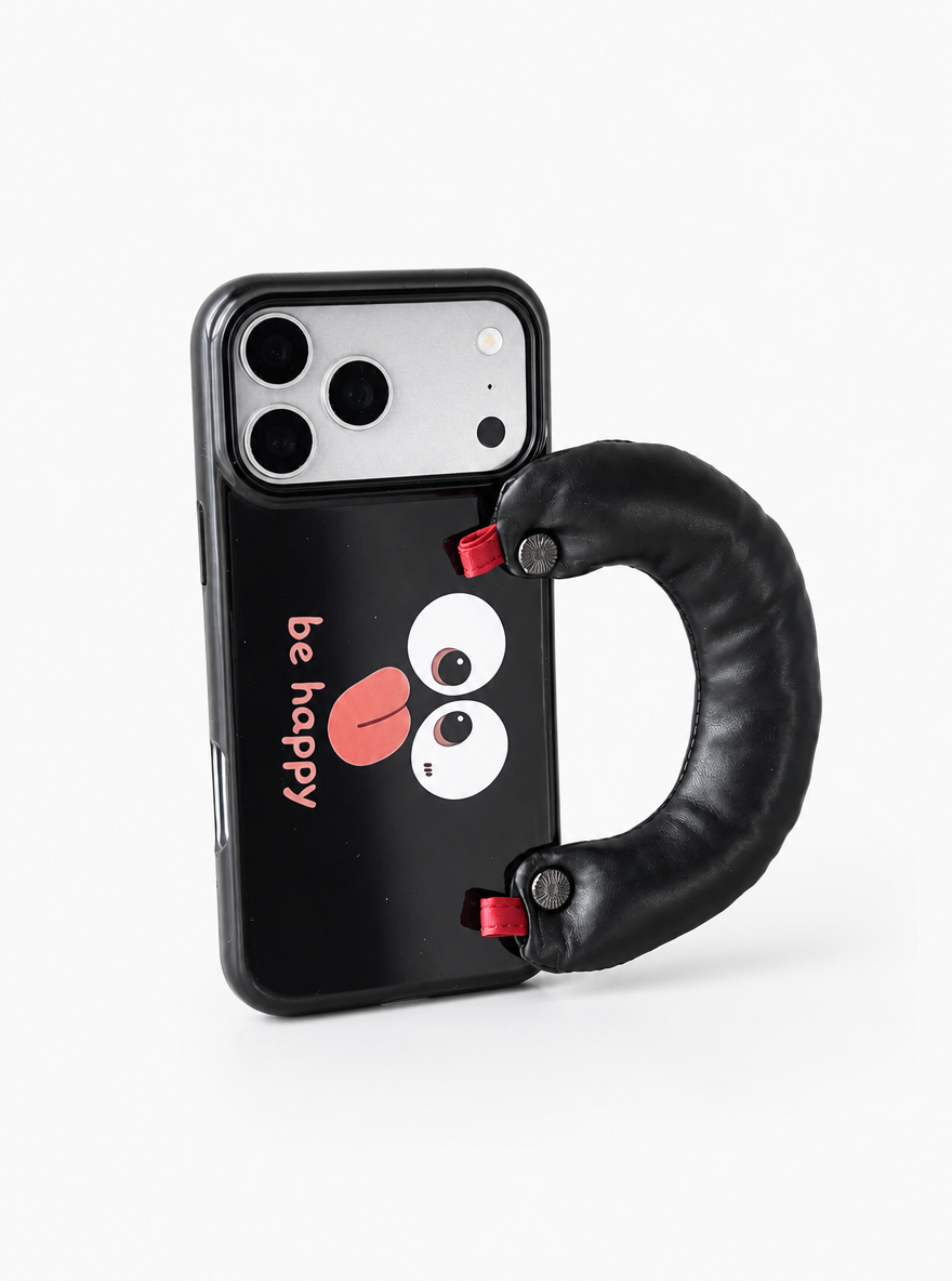 SSEGY Padded Crossbody Phone Case | Hands-free iPhone case featuring a detachable shoulder strap and shock-absorbing protection.